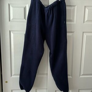 Men’s Elastic Waist Fleece Jogger Pants with Pockets